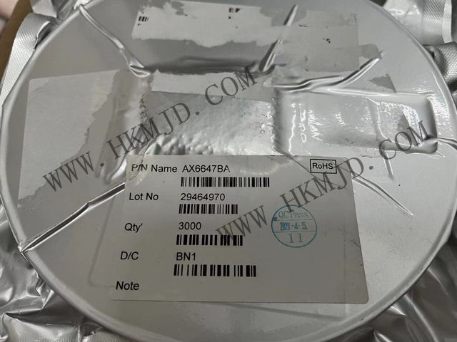 原裝現(xiàn)貨出售 AX6647BA 低壓差線性穩(wěn)壓器，KTS1677BEVH 負(fù)載開(kāi)關(guān)