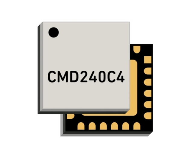 CMD240C4是一款射頻放大器，DC至22GHz，24QFN