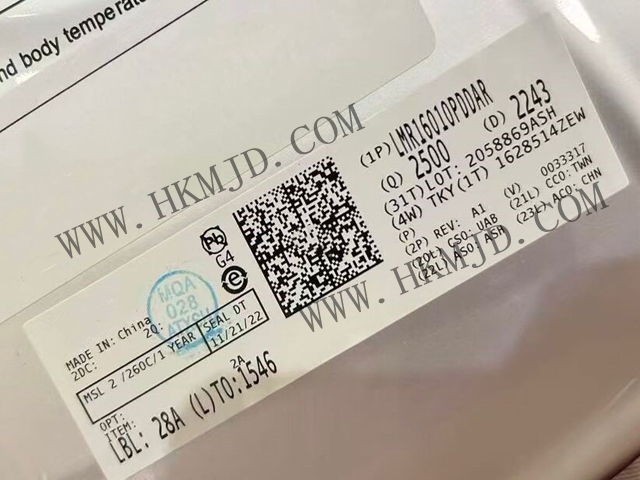LMR16010PDDAR(TI): SIMPLE SWITCHER? 60V、1A 降壓轉(zhuǎn)換器（IQ 為 40μA）