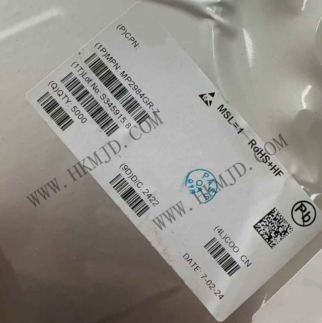 [供應(yīng)] MP2984GR (MPS) 36V，四開關(guān)同步降壓-升壓型控制器