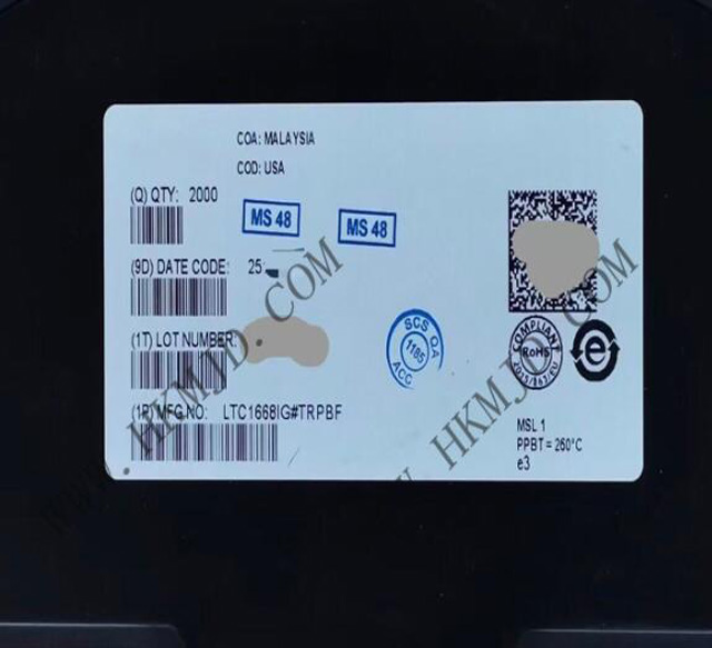 [出售] LTC1668IG (ADI) 16位，50Msps 差分電流輸出數(shù)模轉(zhuǎn)換器